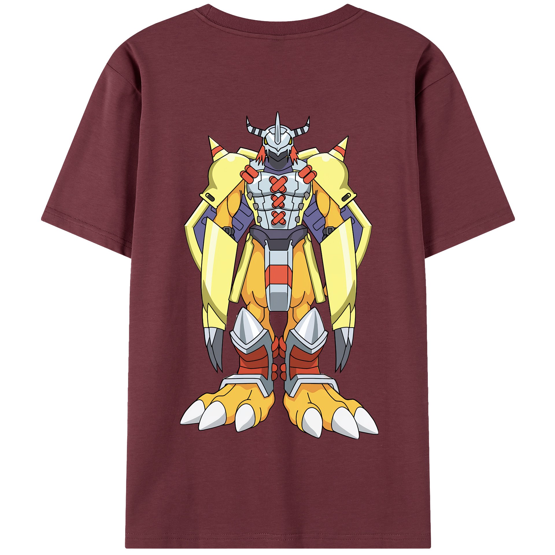 （画像用） Digimon デジタルモンスター/デジモン 綿100％半袖Tシャツ（背面プリント）
